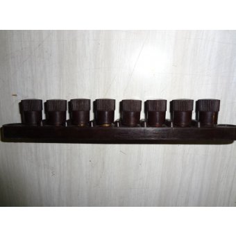 Bornier de raccordement 8 plots en bakelite