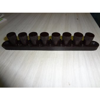 Bornier de raccordement 8 plots en bakelite