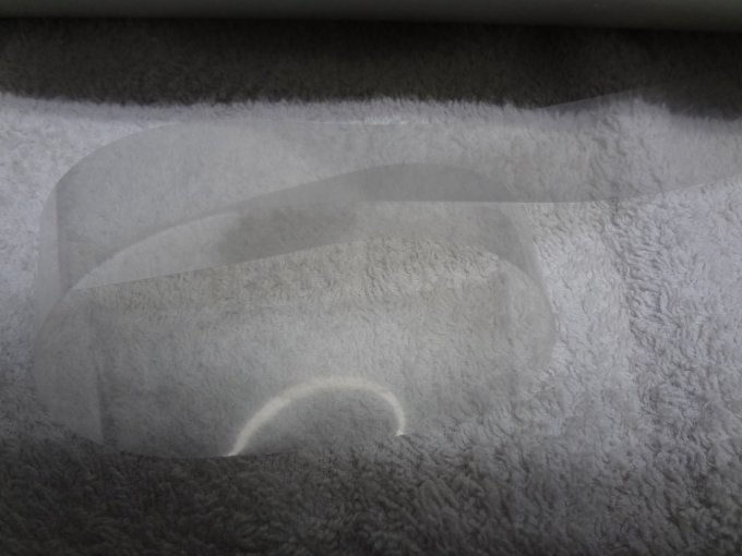  Rouleau film polyestère  transparent pour bobinage du fil fin ,epaisseur du film 0,036 mm
